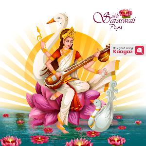 Happy Saraswati Puja Posters Photos